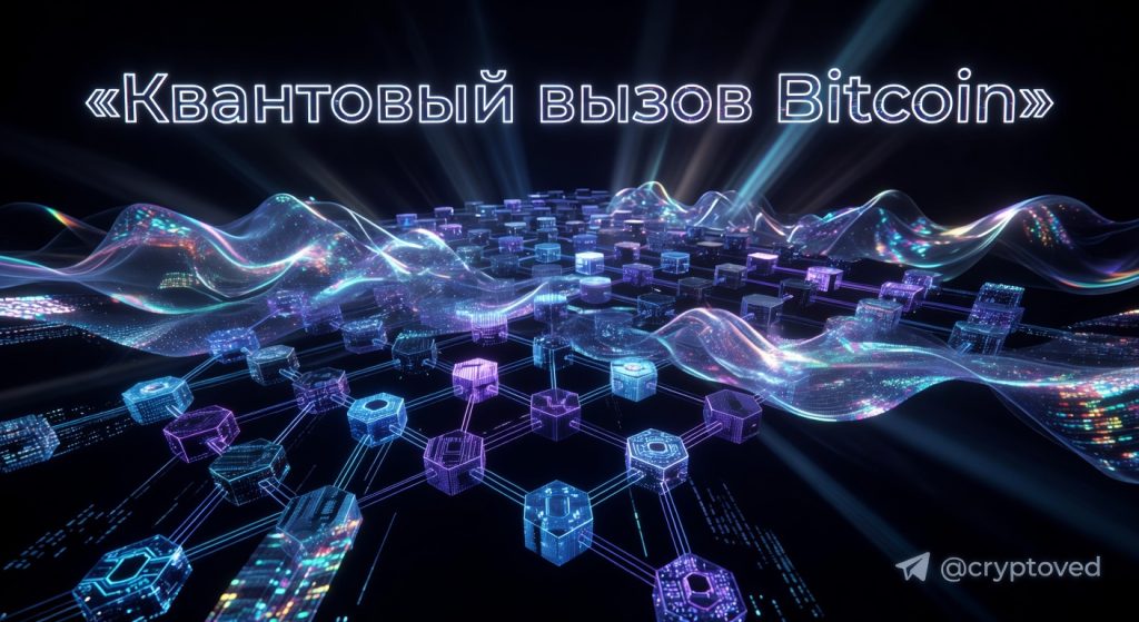 Квантовые компьютеры Bitcoin: визуализация конфликта блокчейна и квантовых волн, угрожающих безопасности сети