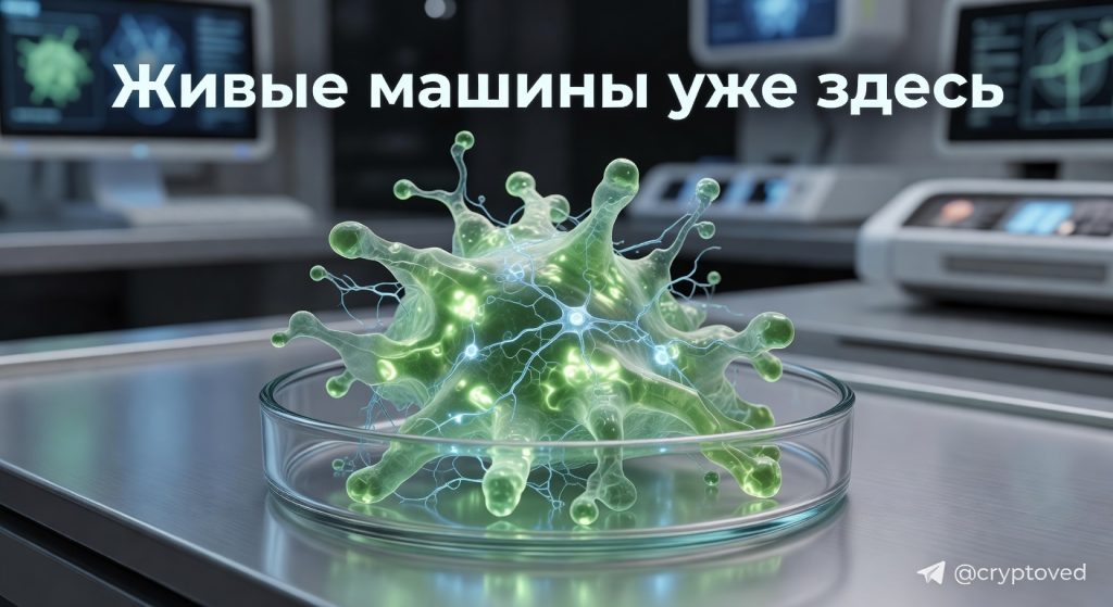 Нейроботы 2026: микроскопический живой робот с нервной системой в чашке Петри