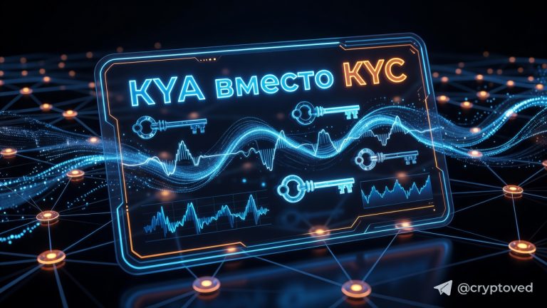 Визуализация агентной идентичности: цифровой паспорт для ИИ-агента с криптографическими ключами на фоне блокчейн-сети